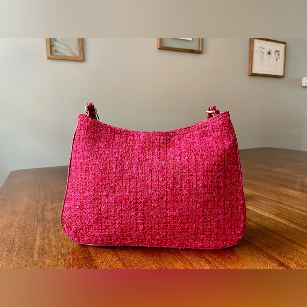 Coach Vintage Y2K Girlie Boucle Hobo Lamb Nappa, Wool, Alpaca, Mohair - Picture 7 of 15